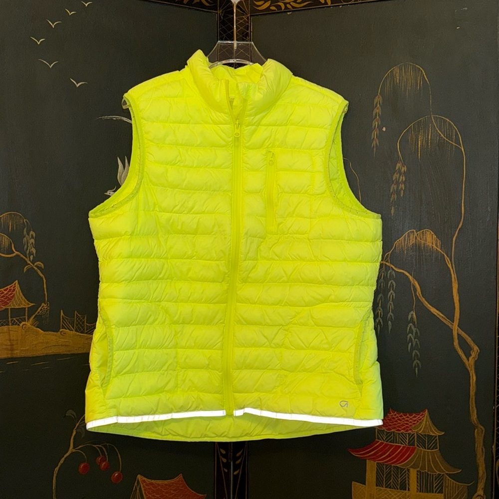 GAP - neon yellow women’s vest size extra large